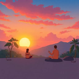 koh tao loving kindness sunset meditation 