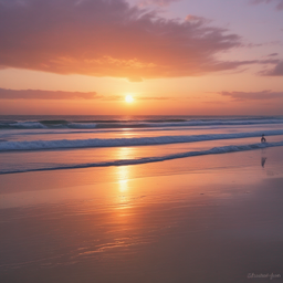 Faded Picture on the Beach