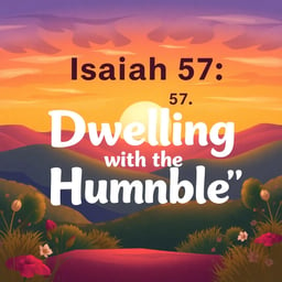 Isaiah 57, "Dwelling with the Humble"