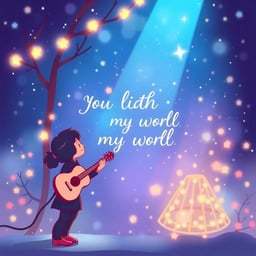 You lit up my world 