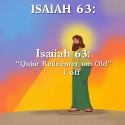 Isaiah 63: "Our Redeemer from of Old"