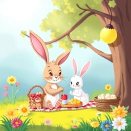 bunny's Picnic Time