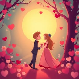 Romantic love cupel
