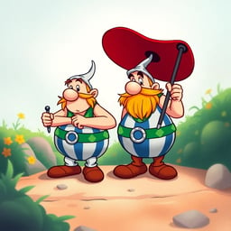 Asterix and Obelix