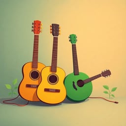 guitarras  verdes