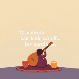 O aslında kırık bir sandalye..