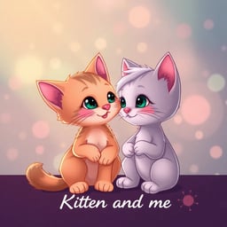 Kitten and me