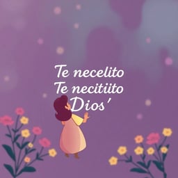 Te necesito Dios 