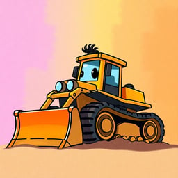 Cãozinho Bulldozer