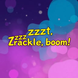 Zzzt, crackle, boom!