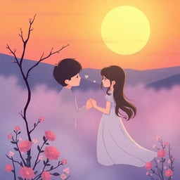 A Love Beneath the Misty Moon